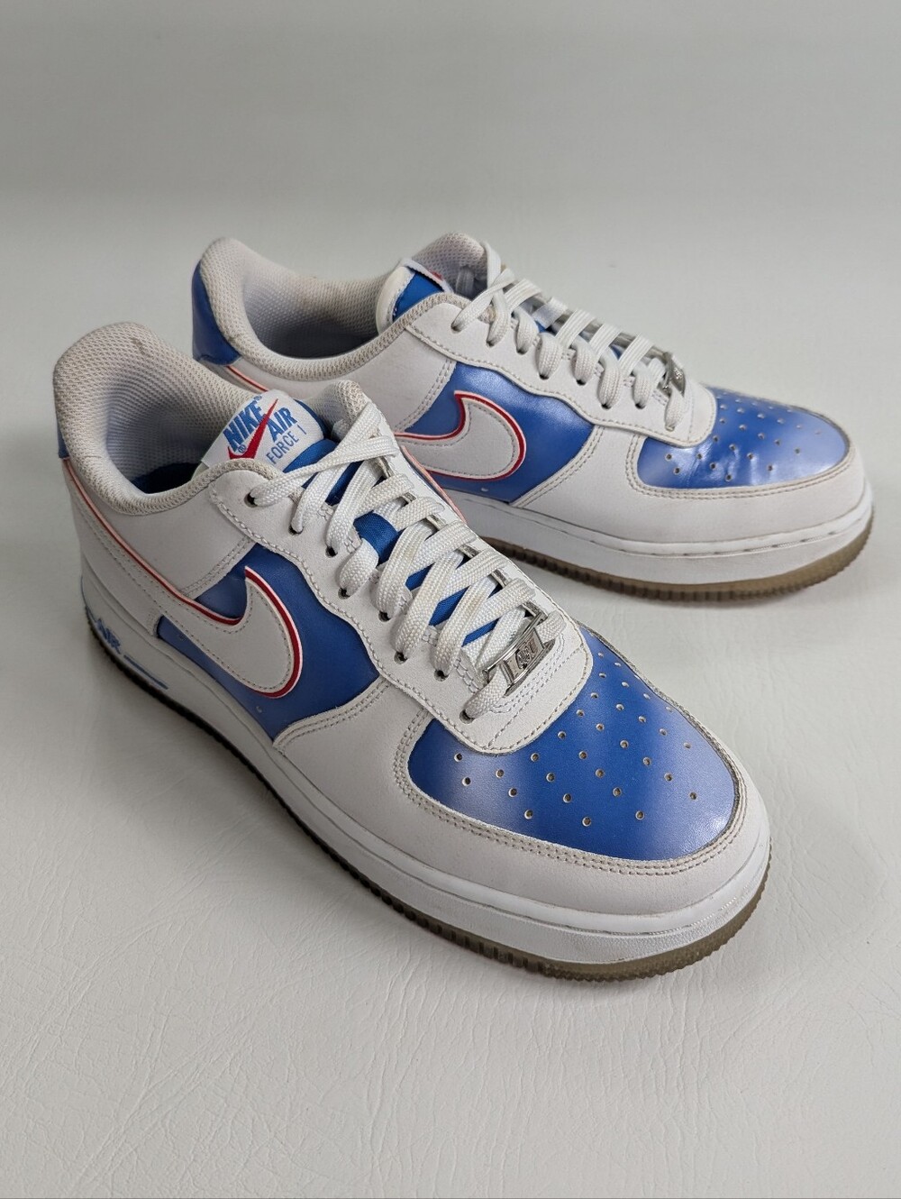 Nike Air Force 1 Low Sneakers Pacific Blue Men's Size 7.5